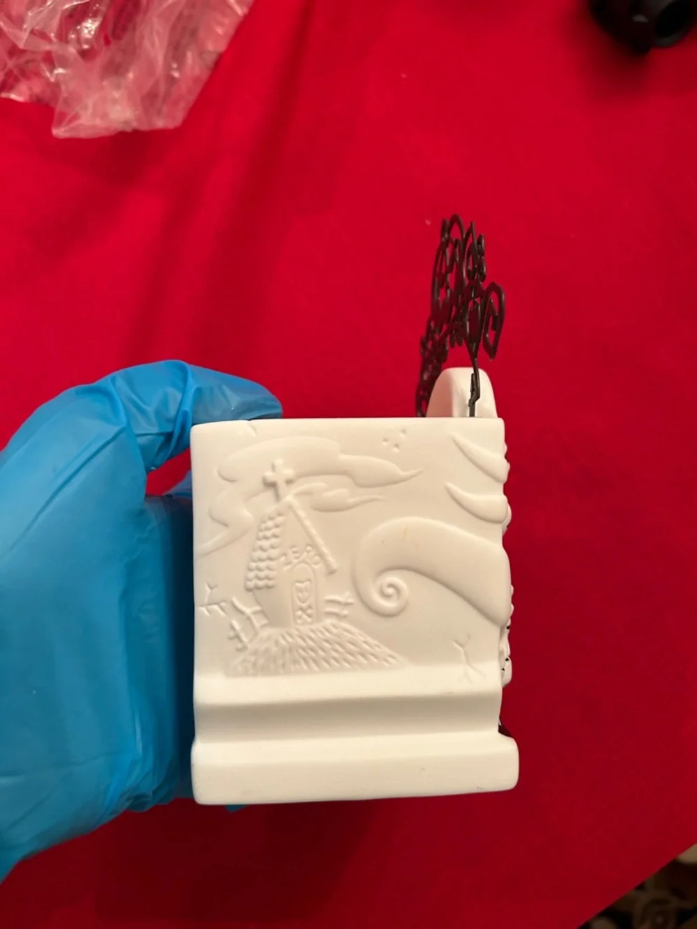 Scentsy Jack Skellington Pumpkin King Ceramic Warmer nightmare before Christmas - Picture 4 of 6